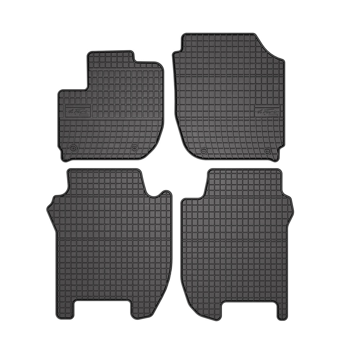 Honda Jazz Floor Mats - Omac - El Toro - Black - '13-'20 Honda Jazz Floor Mats - Omac - El Toro - Black - '13-'20